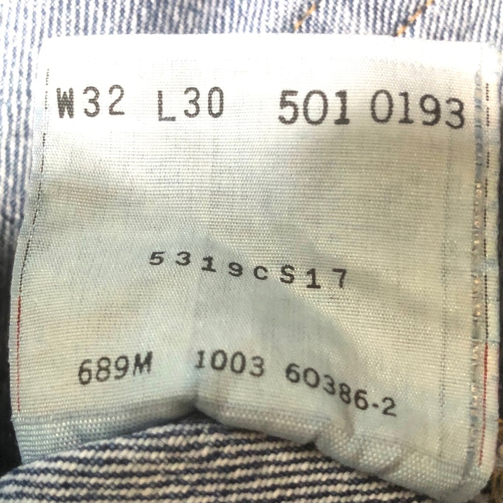 🦇Vintage Levi’s 501 80’s 90’s Era Jeans Sz 30 - Picture 10 of 15